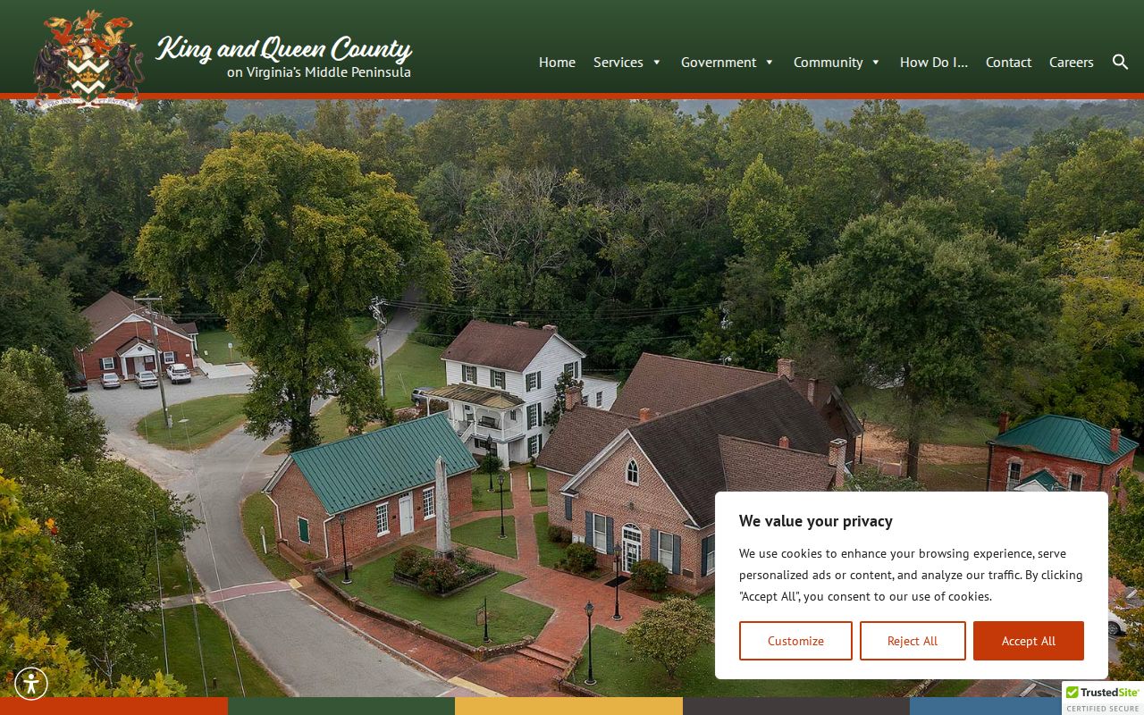 King and Queen County criminal history official county government homepage